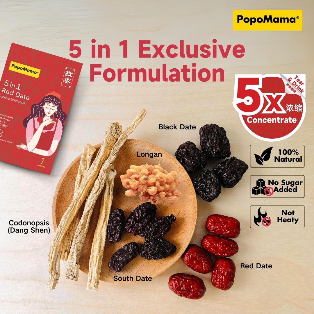 5 in 1 Red Date - 7-Day Pack