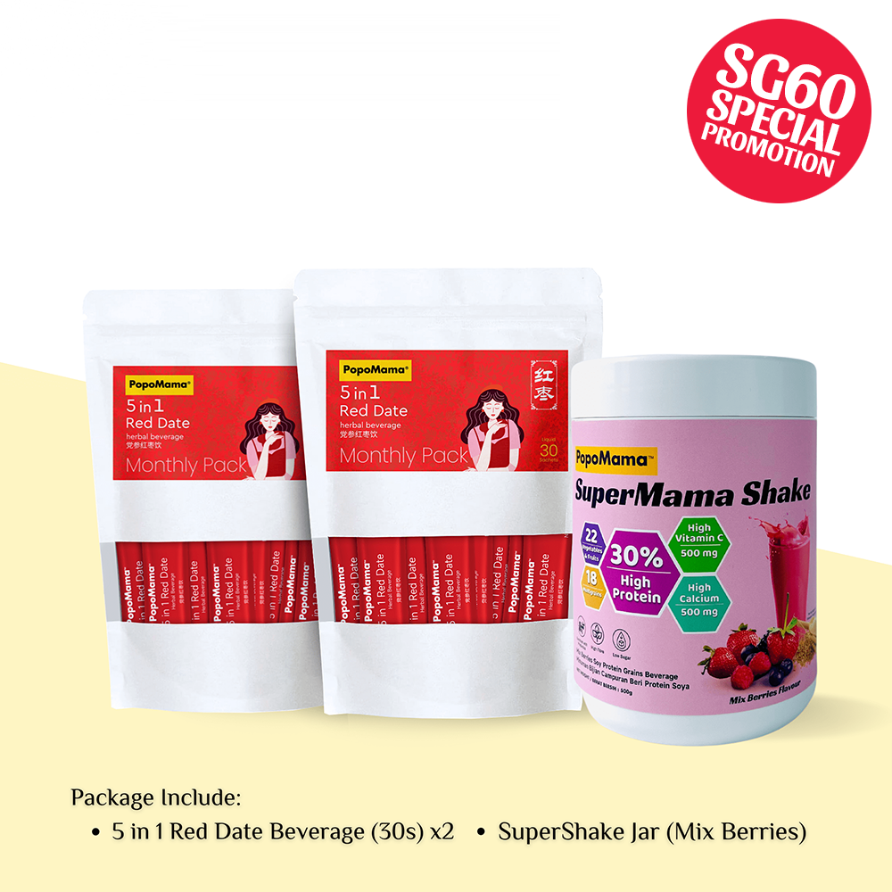Confinement Set - 5 in 1 Red Date + Super Shake
