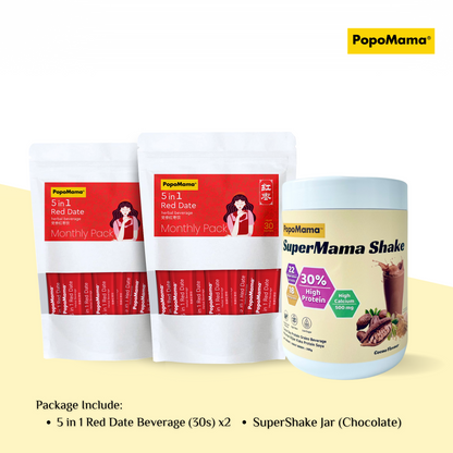 Confinement Set - 5 in 1 Red Date + Super Shake