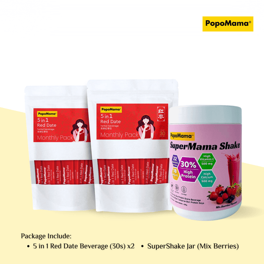 Confinement Set - 5 in 1 Red Date + Super Shake
